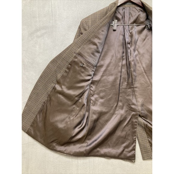 Mens Ralph Lauren Blazer Sport Coat Sport Jacket Wool 46L Men Button Coats Suits - Picture 10 of 15